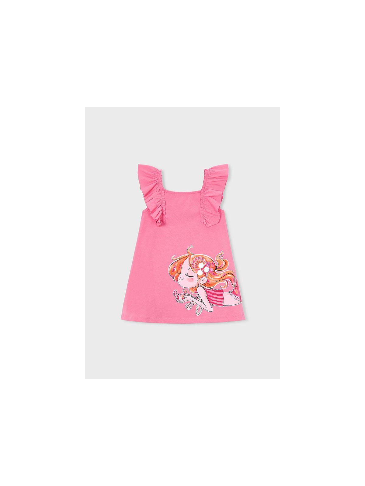 MAYORAL SUKIENKA LETNIA DLA DZIEWCZYNKI  RÓŻOWA SYRENKA 3943/17