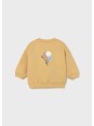 MAYORAL NEWBORN BLUZA DLA DZIECKA ŻÓŁTA Z NADRUKIEM 1487/60