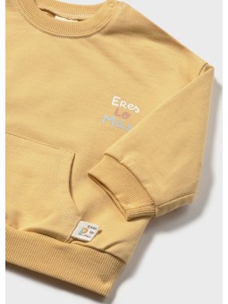 MAYORAL NEWBORN BLUZA DLA DZIECKA ŻÓŁTA Z NADRUKIEM 1487/60