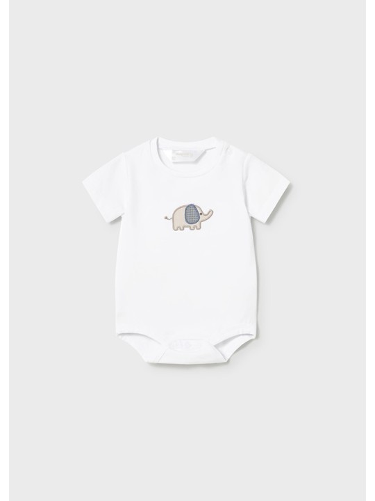 MAYORAL NEWBORN KOMPLET BLUZA ROZPINANA W SŁONIKI BODY SPODENIE DRESOWE 1891/87