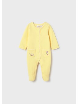 MAYORAL NEWBORN PAJAC ŚPIOCHY DLA DZIEWCZYNKI ŻÓŁTY 1708