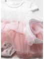 MAYORAL NEWBORN  SUKIENKA BODY NA KRÓTKI RĘKAW TIUL 1601/58