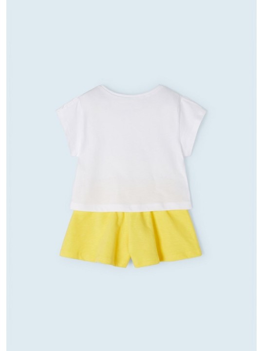 MAYORAL KOMPLET DLA DZIEWCZYNKI KRÓTKIE SPODENKI I BLUZKA 3213/32