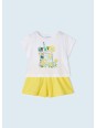 MAYORAL KOMPLET DLA DZIEWCZYNKI KRÓTKIE SPODENKI I BLUZKA 3213/32