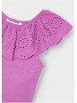 MAYORAL BLUZKA HISZPANKA DLA DZIEWCZYNKI FIOLET 3012