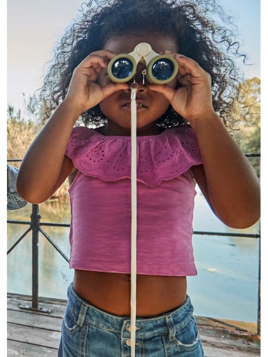 MAYORAL BLUZKA HISZPANKA DLA DZIEWCZYNKI FIOLET 3012