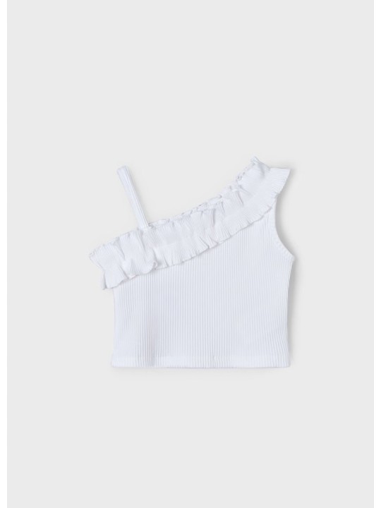 MAYORAL BLUZKA KOSZULKA NA JEDNO RAMIĘ DLA DZIEWCZYNKI 3018/86