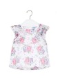 MAYORAL BLUZKA LETNIA DLA DZIEWCZYNKI NA KRÓTKI RĘKAW W KWIATKI 3179/39