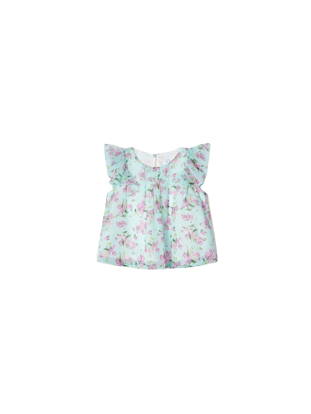 MAYORAL BLUZKA LETNIA DLA DZIEWCZYNKI NA KRÓTKI RĘKAW W KWIATKI 3136/39