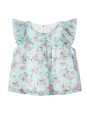 MAYORAL BLUZKA LETNIA DLA DZIEWCZYNKI NA KRÓTKI RĘKAW W KWIATKI 3136/39