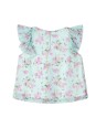 MAYORAL BLUZKA LETNIA DLA DZIEWCZYNKI NA KRÓTKI RĘKAW W KWIATKI 3136/39