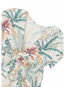 MAYORAL BLUZKA LETNIA DLA DZIEWCZYNKI NA KRÓTKI RĘKAW W KWIATY 6131/3