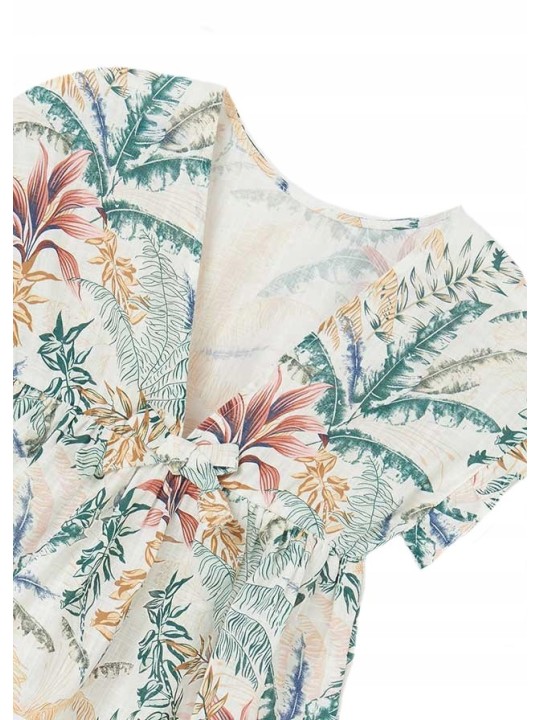 MAYORAL BLUZKA LETNIA DLA DZIEWCZYNKI NA KRÓTKI RĘKAW W KWIATY 6131/3