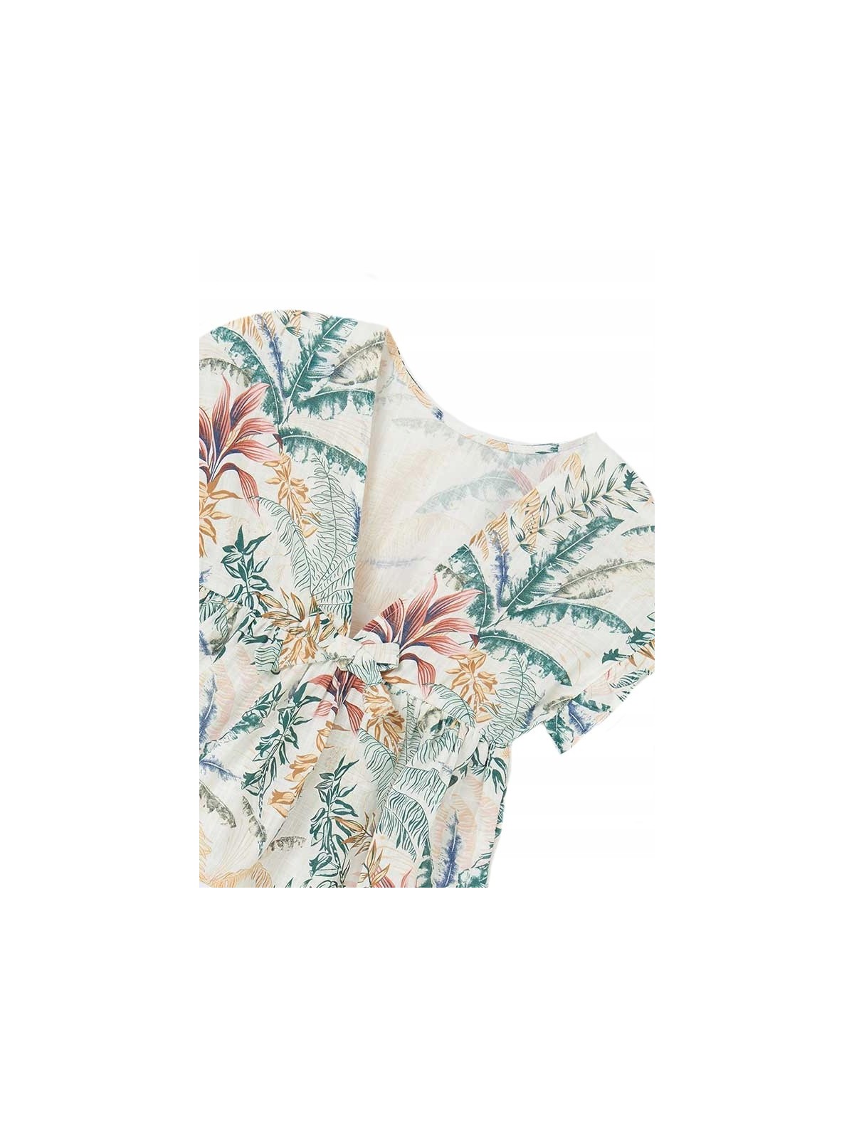 MAYORAL BLUZKA LETNIA DLA DZIEWCZYNKI NA KRÓTKI RĘKAW W KWIATY 6131/3