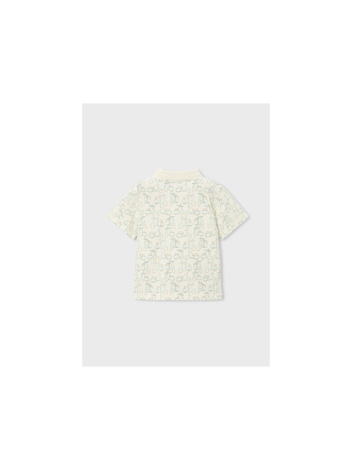 MAYORAL T-SHIRT KOSZULKA POLO DLA CHŁOPCA NA KRÓTKI RĘKAW W MOTORY 3104/85