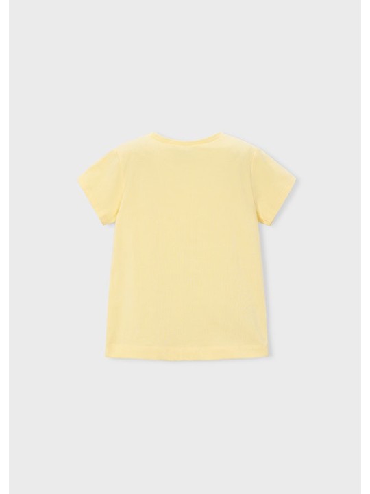 MAYORAL BLUZKA T-SHIRT KOSZULKA NA KRÓTKI RĘKAW DLA DZIEWCZYNKI ŻÓŁTA 174/58