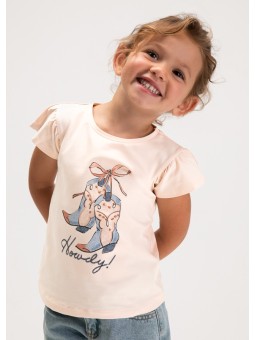 MAYORAL BLUZKA T-SHIRT KOSZULKA NA KRÓTKI RĘKAWEK  DLA DZIEWCZYNKI 3007/80