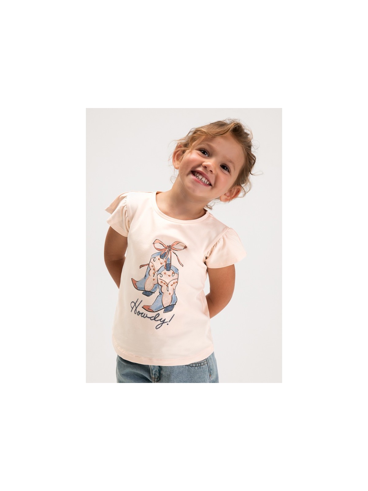 MAYORAL BLUZKA T-SHIRT KOSZULKA NA KRÓTKI RĘKAWEK  DLA DZIEWCZYNKI 3007/80