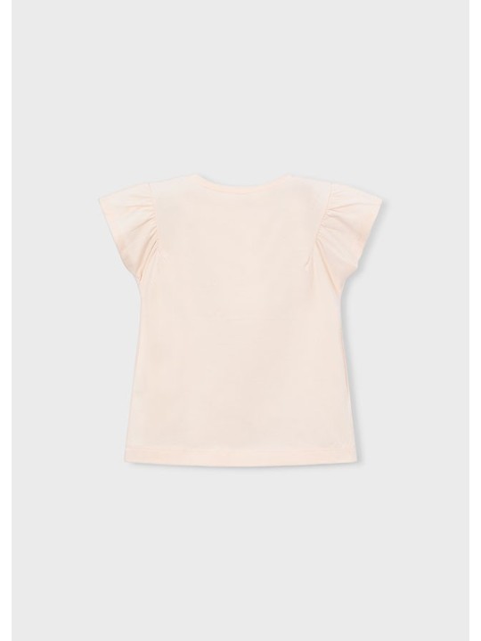 MAYORAL BLUZKA T-SHIRT KOSZULKA NA KRÓTKI RĘKAWEK  DLA DZIEWCZYNKI 3007/80