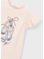 MAYORAL BLUZKA T-SHIRT KOSZULKA NA KRÓTKI RĘKAWEK  DLA DZIEWCZYNKI 3007/80