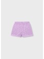 MAYORAL KRÓTKIE SPODENKI BAWEŁNIANE DLA DZIEWCZYNKI FIOLET 3232/51