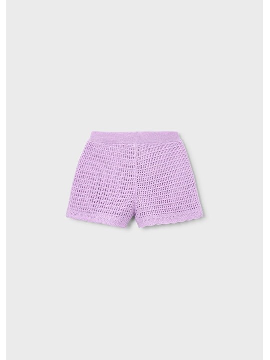 MAYORAL KRÓTKIE SPODENKI BAWEŁNIANE DLA DZIEWCZYNKI FIOLET 3232/51