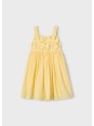 MAYORAL SUKIENKA LETNIA  DLA DZIEWCZYNKI NA RAMIĄCZKACH  ŻÓŁTA  3925/11