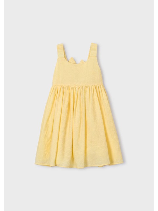MAYORAL SUKIENKA LETNIA  DLA DZIEWCZYNKI NA RAMIĄCZKACH  ŻÓŁTA  3925/11