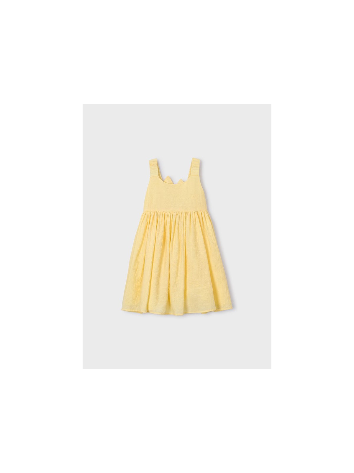 MAYORAL SUKIENKA LETNIA  DLA DZIEWCZYNKI NA RAMIĄCZKACH  ŻÓŁTA  3925/11