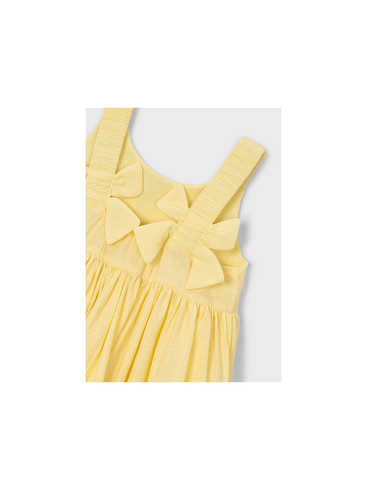 MAYORAL SUKIENKA LETNIA  DLA DZIEWCZYNKI NA RAMIĄCZKACH  ŻÓŁTA  3925/11