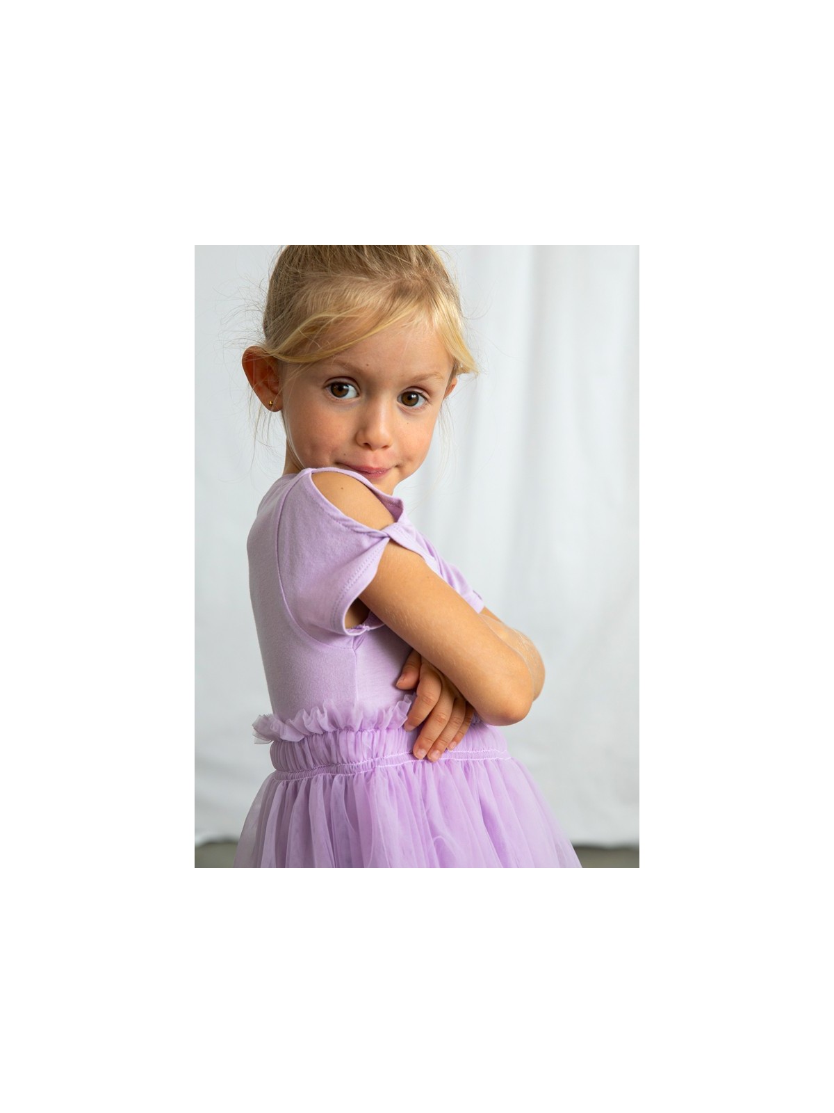 MAYORAL SUKIENKA  DLA DZIEWCZYNKI NA KRÓTKI RĘKAW TIULOWA 3915/70