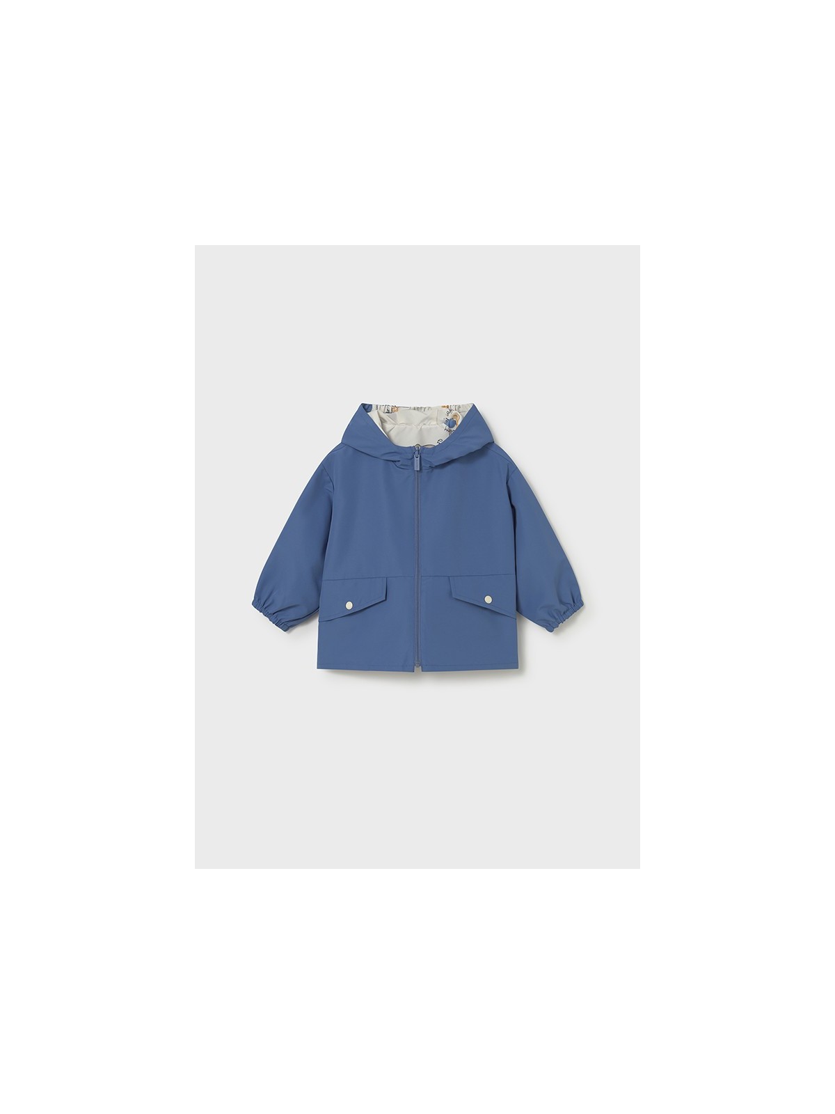 MAYORAL BABY KURTKA Z KAPTUREM DLA CHŁOPCA DWUSTRONNA 1410/96