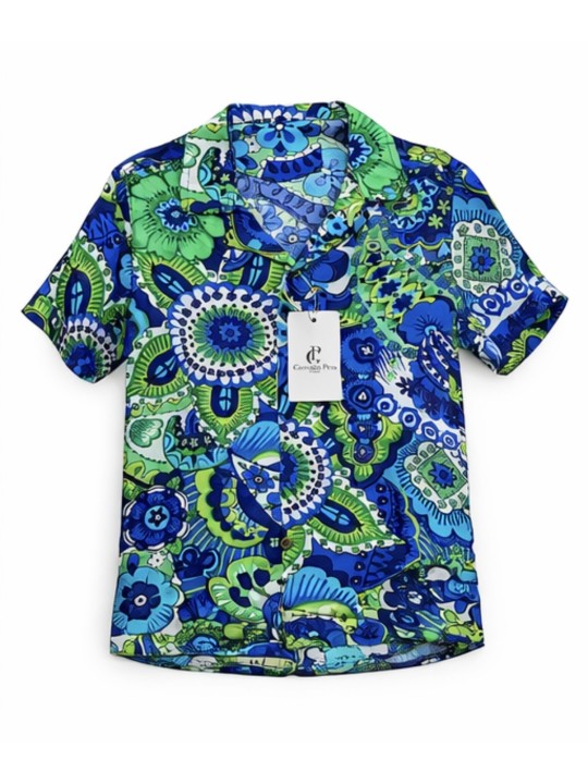 GIOVANNI PERA KOSZULA NA KRÓTKI RĘKAW DLA CHŁOPCA GP/29