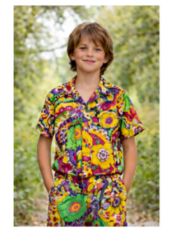 GIOVANNI PERA KOMPLET LETNI DLA CHŁOPCA KOLOROWY GP/31