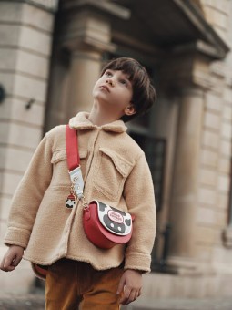 ZOYZOII TOREBKA DLA DZIECKA CZERWONA CZARNA KRÓWKA1