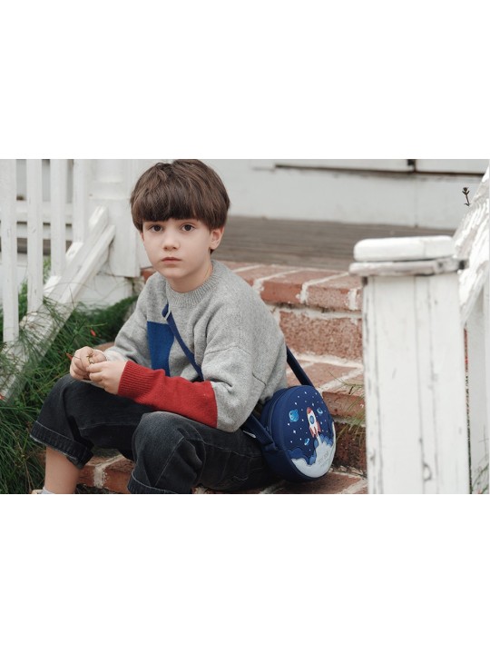 ZOYZOII TOREBKA LISTONOSZKA DLA DZIECKA GRANATOWA MINIKOSMOS