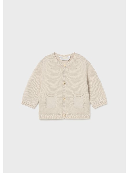 MAYORAL NEWBORN SWETEREK  ROZPINANY KREM BEŻ 1303/62