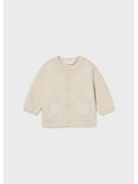 MAYORAL NEWBORN SWETEREK  ROZPINANY KREM BEŻ 1303/62