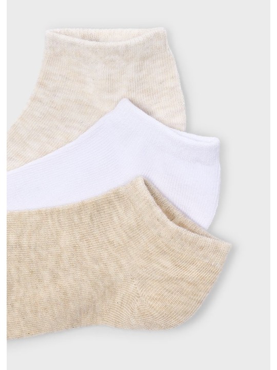 MAYORAL SKARPETKI DLA DZIECKA STOPKI 3 PAK BEZ KREM BIAŁY 10181/44