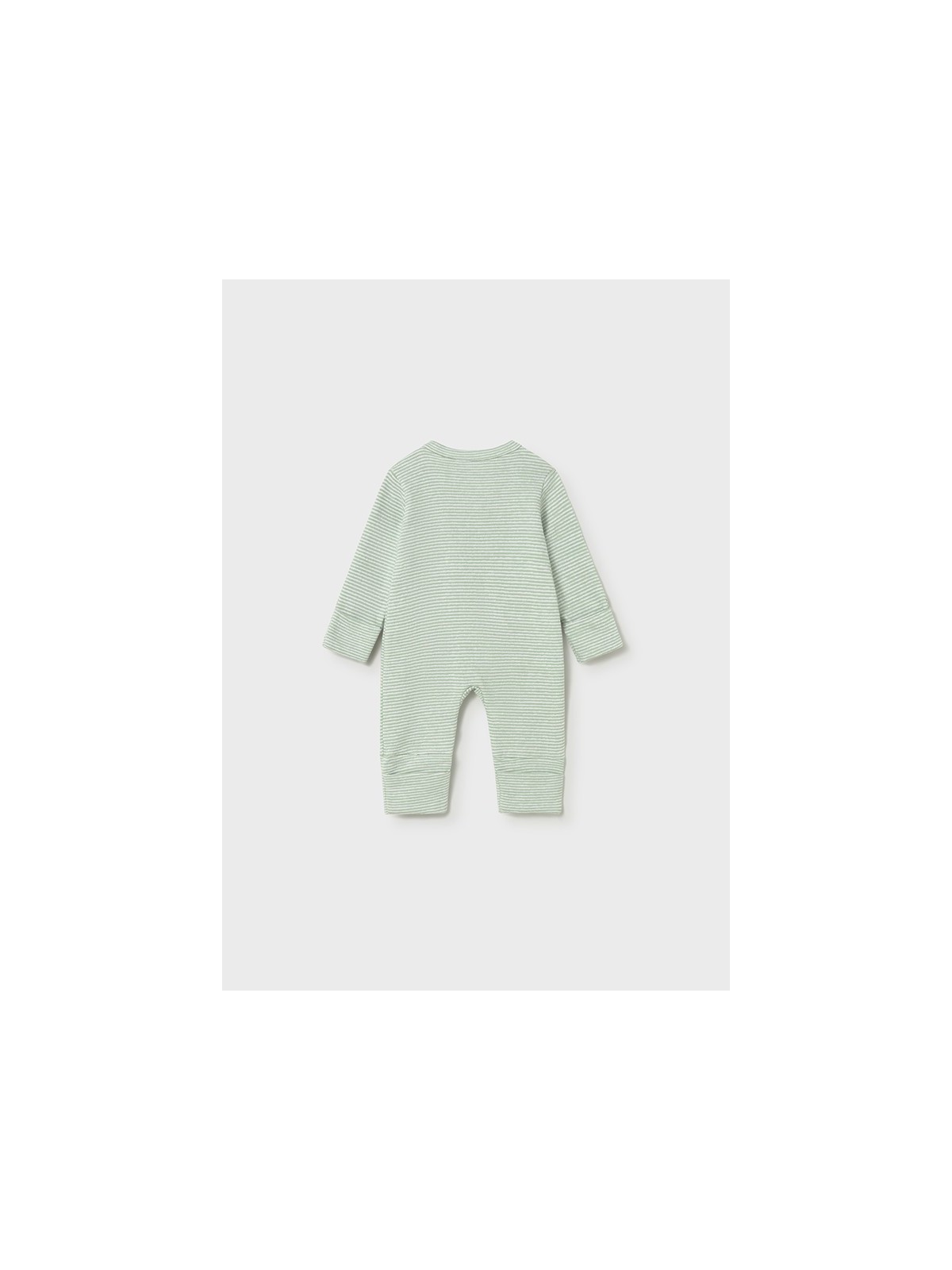 MAYORAL NEWBORN PAJAC ŚPIOCHY DLA DZIECKA W BIAŁY W SZARE PASKI 1722/83