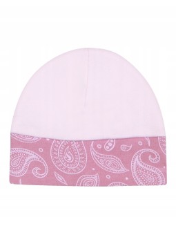 NINI CZAPKA DLA NOWORODKA DZIEWCZYNKI RÓŻOWA ABN-2098