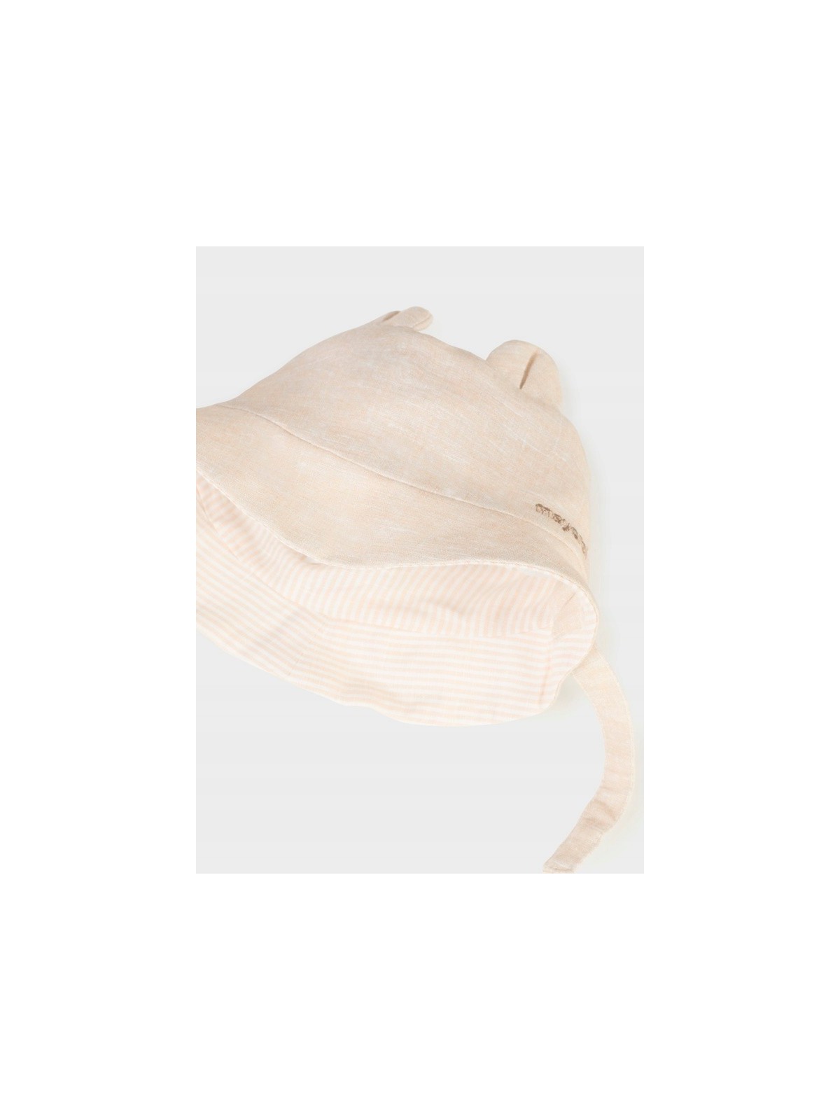 MAYORAL NEWBORN KAPELUSZ DWUSTRONNY DLA DZIECKA BEŻOWY 9718/8