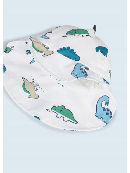 MAYORAL NEWBORN KAPELUSZ Z OCHRONĄ PRZECIWSŁONECZNĄ  NADRUK W DINOZAURY 9601