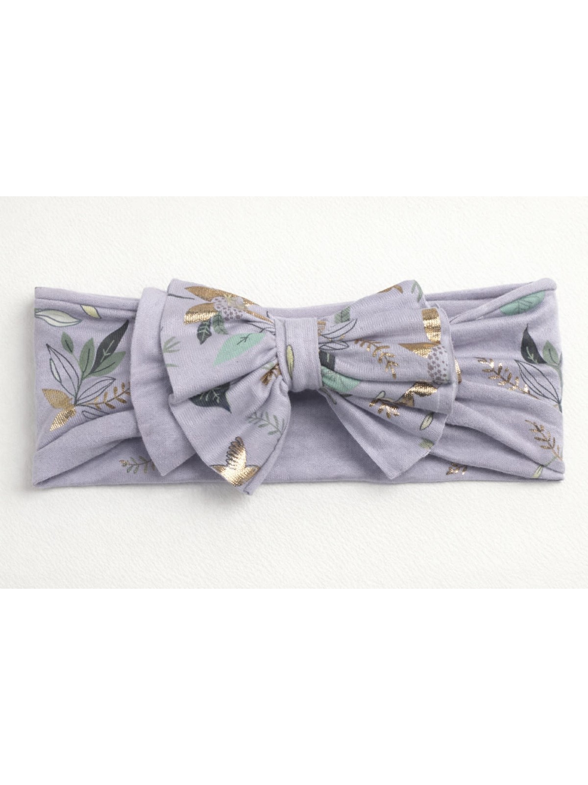 BROEL OPASKA BAWEŁNIANIA  DLA DZIEWCZYNKI FIOLETOWA Z KOKARDĄ AMIGA