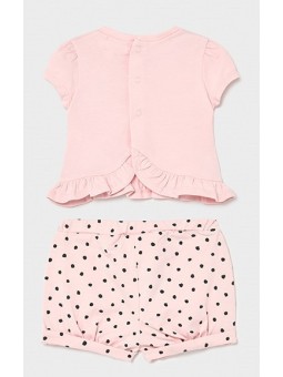 MAYORAL NEWBORN KOMPLET LETNI DLA DZIEWCZYNKI KOSZULKA PLUS SZORTY  KOMPLET/65