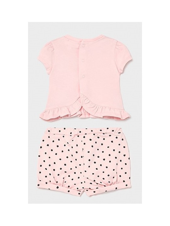 MAYORAL NEWBORN KOMPLET LETNI DLA DZIEWCZYNKI KOSZULKA PLUS SZORTY  KOMPLET/65