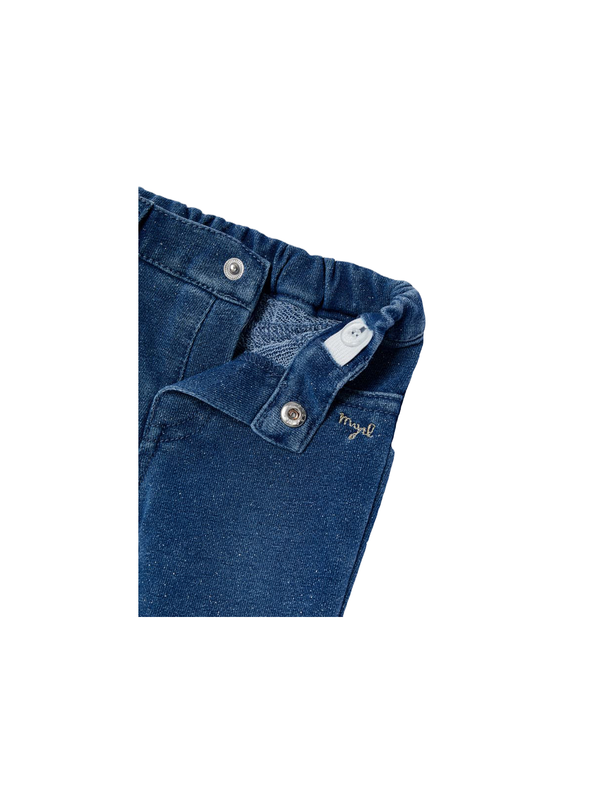 MAYORAL NEWBORN SPODNIE JEANSY NIEBIESKIE DLA DZIEWCZYNKI 2711