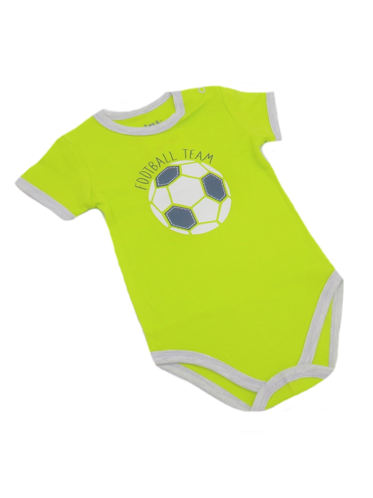 NINI BODY NEWBORN KRÓTKI RĘKAW DLA  CHŁOPCA ZIELONE ABN-1855