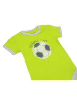 NINI BODY NEWBORN KRÓTKI RĘKAW DLA  CHŁOPCA ZIELONE ABN-1855