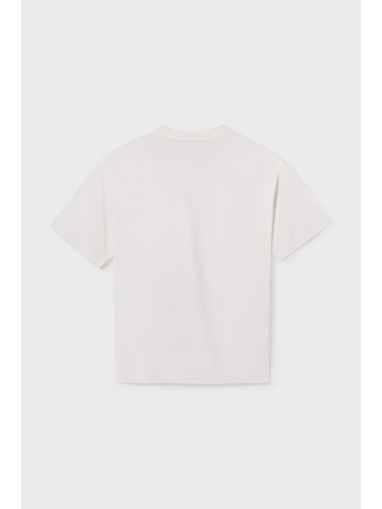 MAYORAL NUKUTAVAKE T-SHIRT KOSZULKA BLUZKA NA KRÓTKI RĘKAW DLA CHŁOPCA BIAŁA 7001